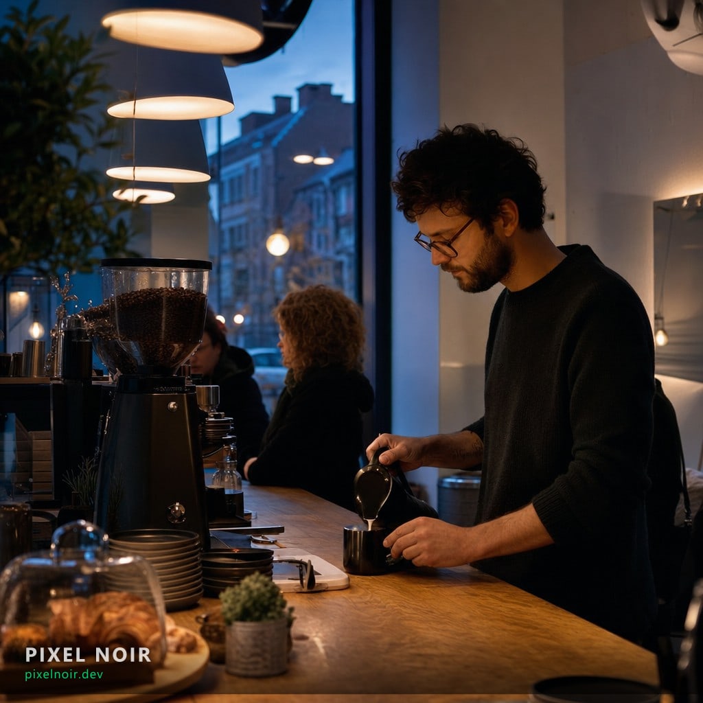 The independent web developer who runs a café in Jette: why I understand your business