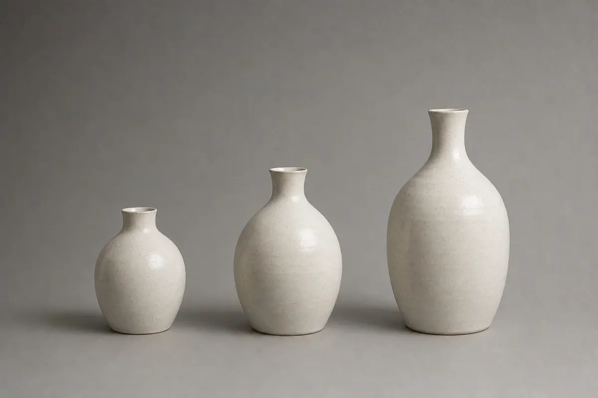 Vase en céramique, la gamme