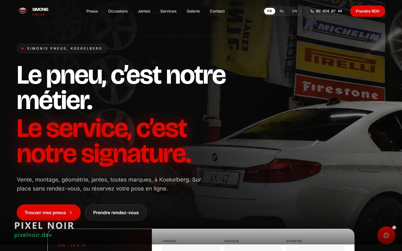 Garage pneumatiques