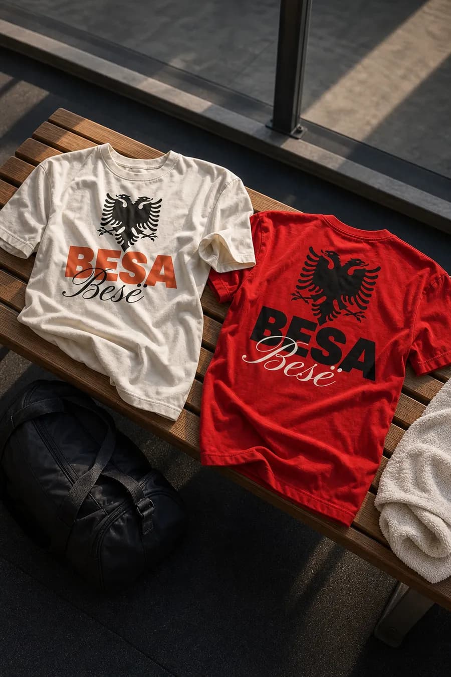 BESA Textile, Les deux modèles sur un banc